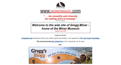 Desktop Screenshot of minermusic.com